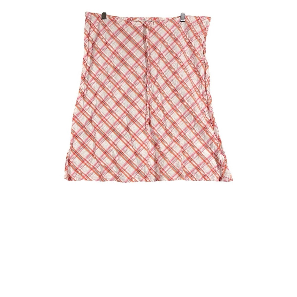 H&M Womens Mini Skirt Red White Stripes Mini Tie Waist Size 12‎ 877131